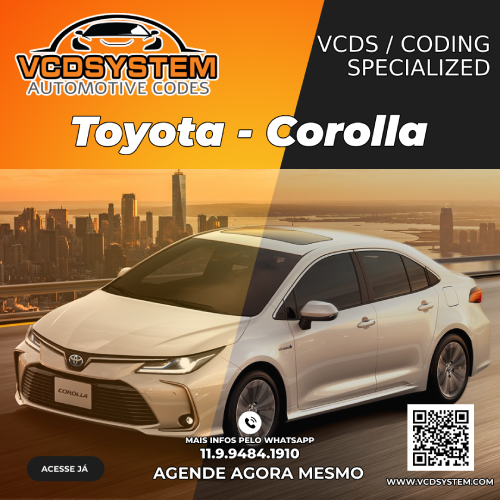 CODE / VCDS para Corolla
