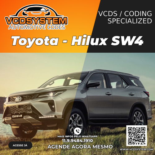 CODE / VCDS para Hilux SW4